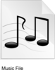 Audio File Icon Clip Art